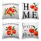 G128 Spring Decoration Farmhouse Peach Home Waterproof Throw Pillow Covers | 18 x 18 in | Set of 4, Beautiful Cushion Covers for Spring Sofa Couch Decoration